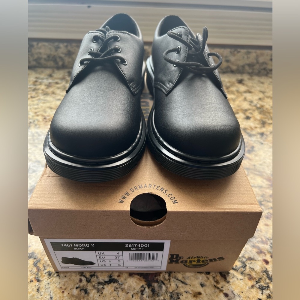 NIB Dr. Martens Black Leather Shoes